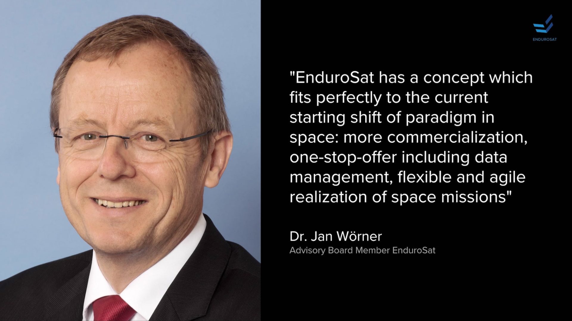 jan worner joins endurosat advisory board