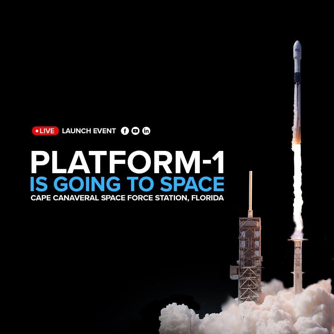 Endurosat Platform 1 launch event space x