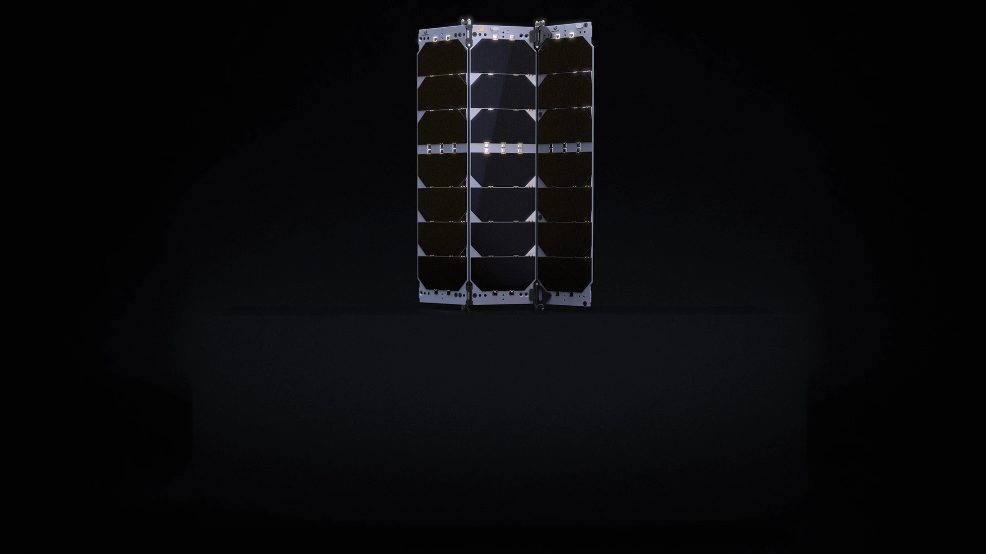 3U X Y Deployable Solar Array web render 4